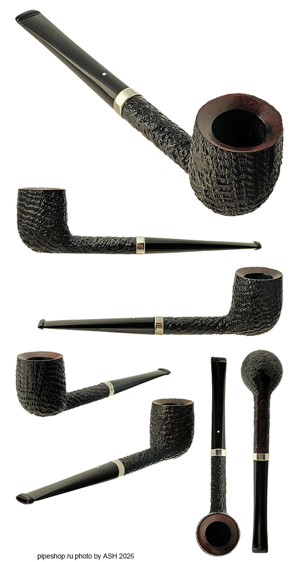 ����������� ������ DUNHILL SHELL BRIAR CROSBY 4110 WITH SILVER (2007) ESTATE