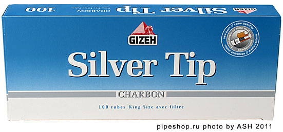       GIZEH Silver Tip CHARBON,  100 .