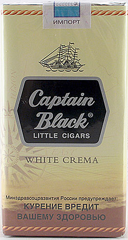  CAPTAIN BLACK WHITE CREMA LITTLE CIGARS 20 .