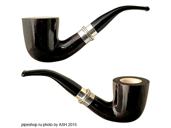   LORENZETTI Black silver ring with meerschaum 52