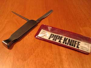   SHEFFIELD STAINLESS STEEL PIPE KNIFE