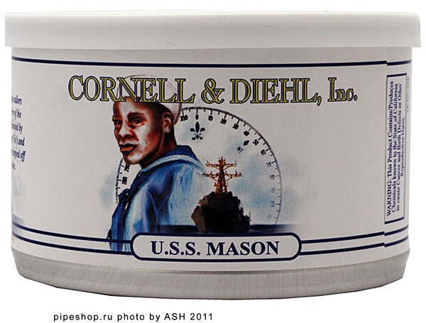   "CORNELL & DIEHL" Tinned Blends U.S.S. MASON,  57 .
