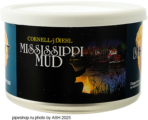   "CORNELL & DIEHL" Tinned Blends MISSISSIPPI MUD,  57 .