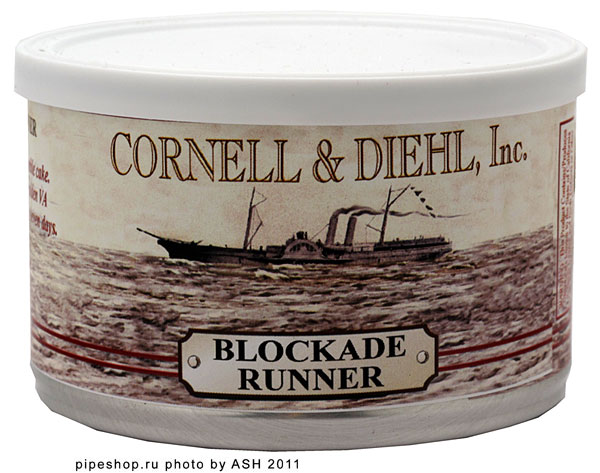   "CORNELL & DIEHL" Tinned Blends BLOCKADE RUNNER,  57 .