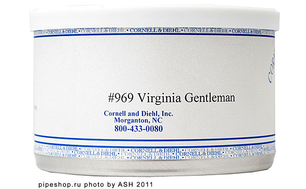   "CORNELL & DIEHL" Virginia Blends #969 VIRGINIA GENTLEMAN,  57 .