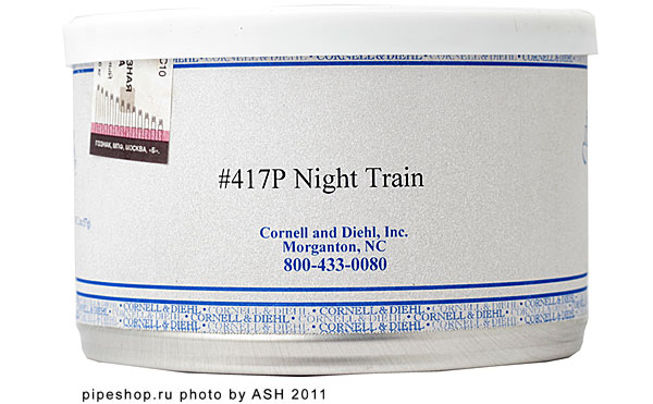   "CORNELL & DIEHL" Virginia Blends #417P NIGHT TRAIN,  57 .