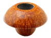   BRIARWORKS "TODD M. JOHNSON" MAG-TOP CALABASH DARK BLAST DARK SMOOTH CAP -  