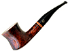   LORENZETTI DARK BROWN with meerschaum 9mm - 