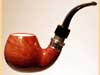   LORENZETTI NATURAL silver ring with meerschaum 9mm - 