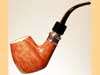   LORENZETTI NATURAL silver ring with meerschaum 9mm - 