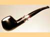   LORENZETTI BLACK MAT silver ring with meerschaum 9mm - 