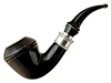   LORENZETTI BLACK silver ring with meerschaum 9mm - 