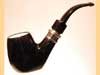   LORENZETTI BLACK silver ring with meerschaum 9mm - 