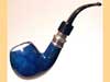   LORENZETTI DARK BLUE silver ring with meerschaum 9mm - 