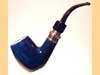   LORENZETTI DARK BLUE silver ring with meerschaum 9mm - 