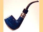   LORENZETTI DARK BLUE silver ring with meerschaum 51