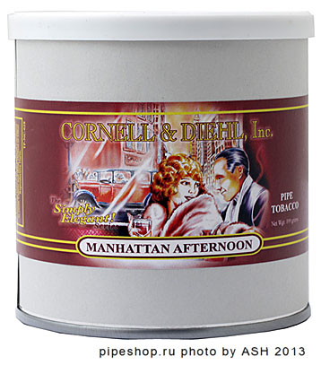   "CORNELL & DIEHL" Tinned Blends MANHATTAN AFTERNOON FLAKE,  100 .
