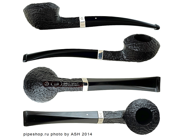   DUNHILL SHELL BRIAR 3 WITH SILVER BB 1112