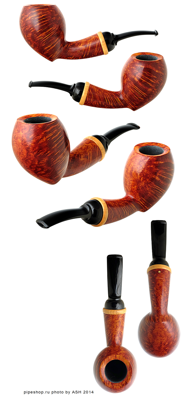   PETER HEDING SMOOTH SLIGHTLY BENT EGG WITH BOXWOOD Grade GOLD