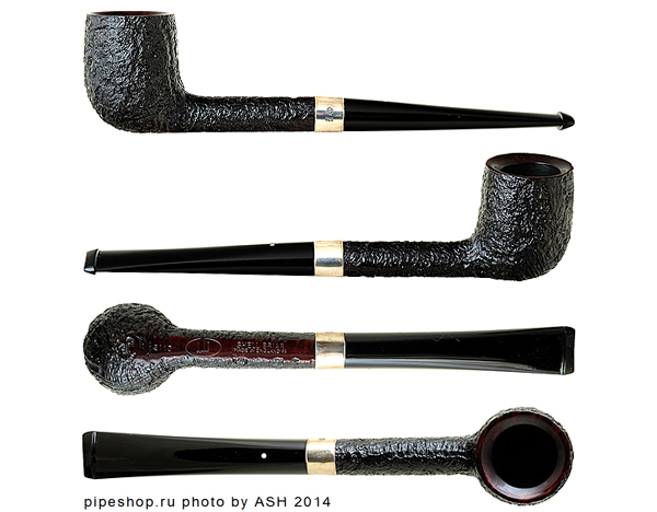   DUNHILL SHELL BRIAR 2110 WITH SILVER "CROSBY PIPE"