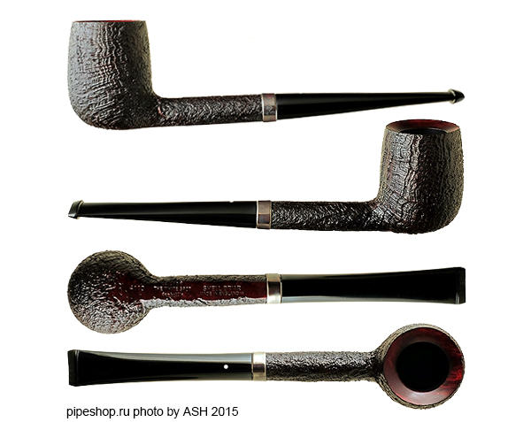  DUNHILL SHELL BRIAR 4110 WITH SILVER "CROSBY PIPE"