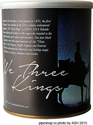   "CORNELL & DIEHL" Special Product WE THREE KINGS,  227 .