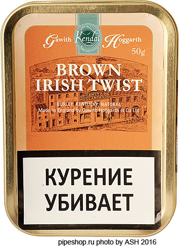  GAWITH HOGGARTH BROWN IRISH TWIST,  50 g