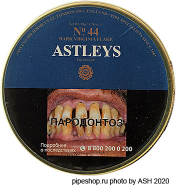   ASTLEY`S No.44 DARK VIRGINIA FLAKE Full Strenght,  50 g.