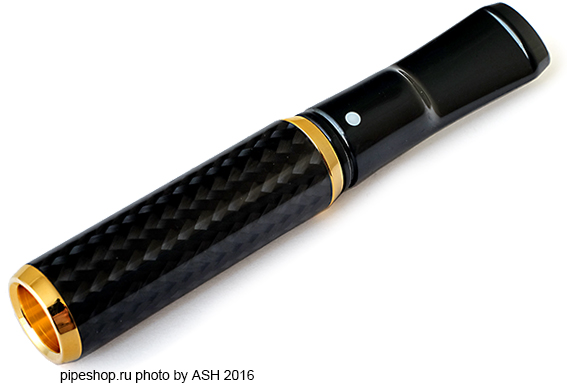    DUNHILL SHORTIE CH2827 CARBON BLACK GOLD PLATE