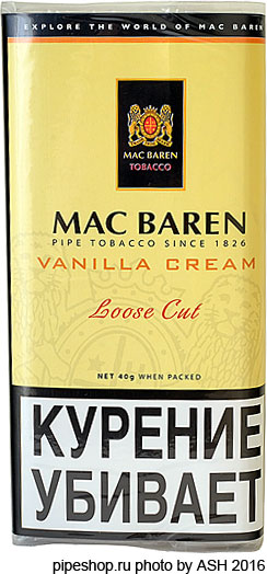   Mac Baren "VANILLA CREAM" Loose Cut 40 g