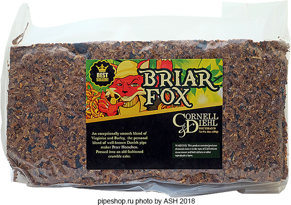   "CORNELL & DIEHL" Tinned Blends BRIAR FOX,  454 .