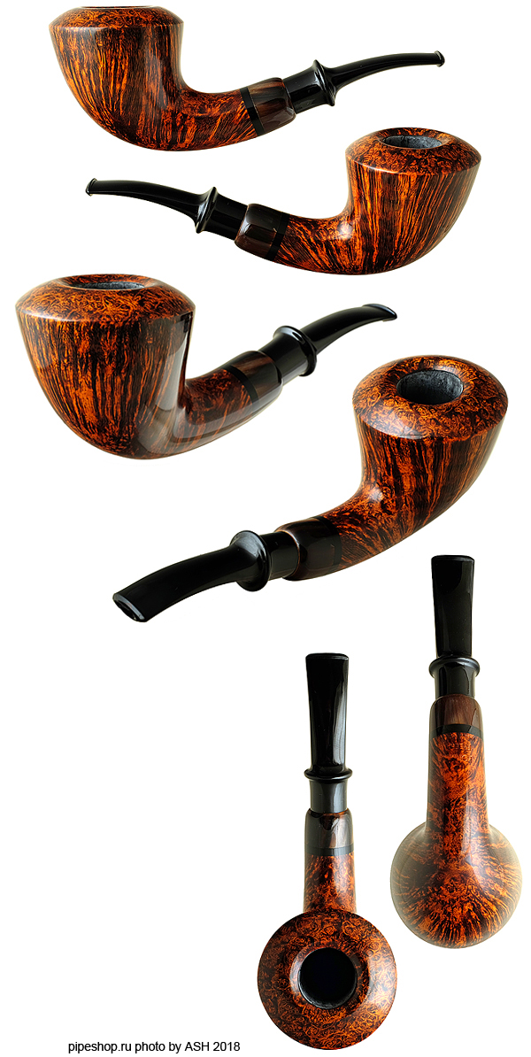   FORMER FREEHAND SMOOTH QUARTER BENT DUBLIN WITH HORN