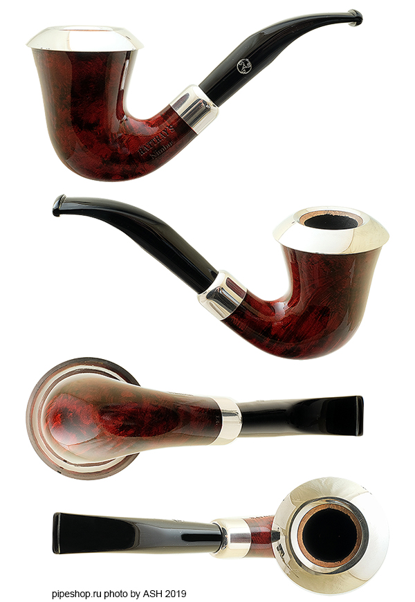   RATTRAY`S NIMBUS BURGUNDY SMOOTH CALABASH,  9 