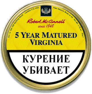   ROBERT McCONNELL HERITAGE 5 YEAR MATURED VIRGINIA 50 g