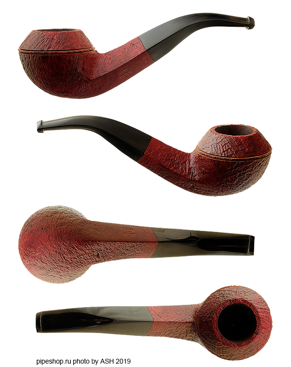   ROPP RUBY SANDBLAST BENT BULLDOG