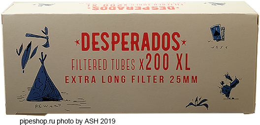      DESPERADOS XL EXTRA LONG FILTER 25 mm,  200 .