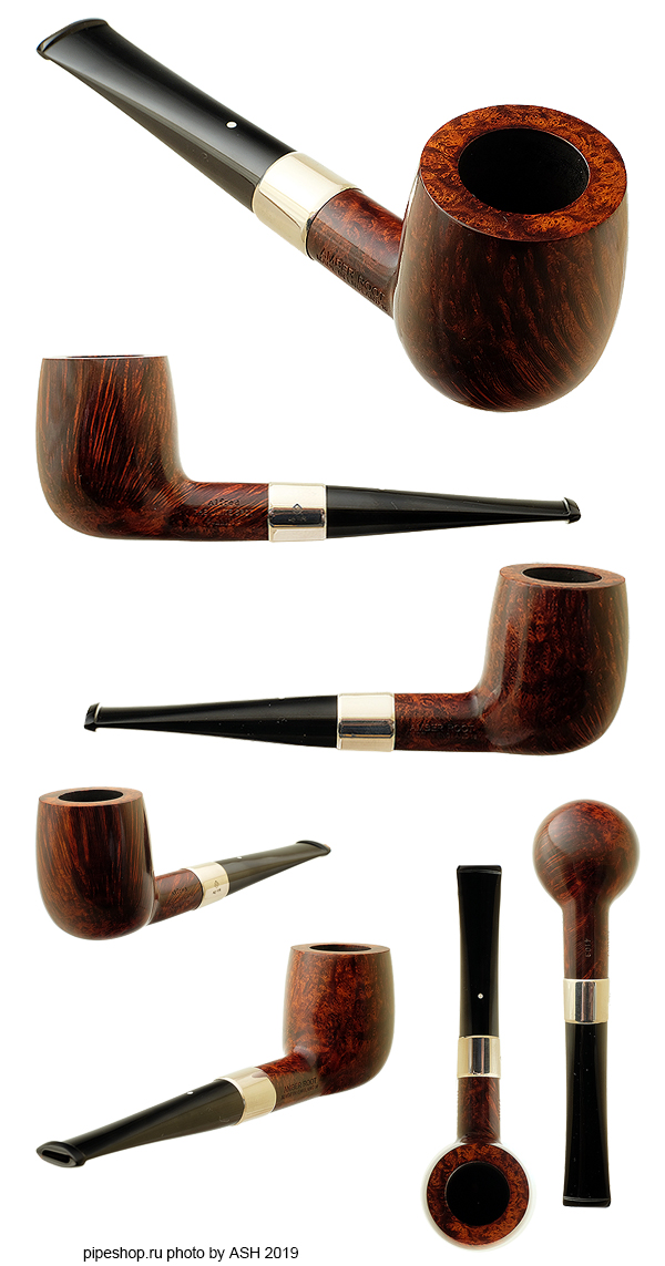   ALFRED DUNHILL`S THE WHITE SPOT AMBER ROOT 4103 BILLIARD WITH SILVER ESTATE (2016)