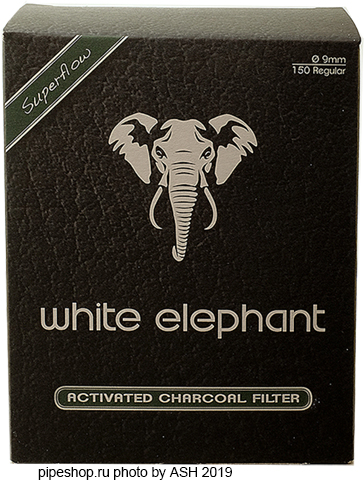   WHITE ELEPHANT ACTIVATED CHARCOAL FILTER 9 mm, 150 .