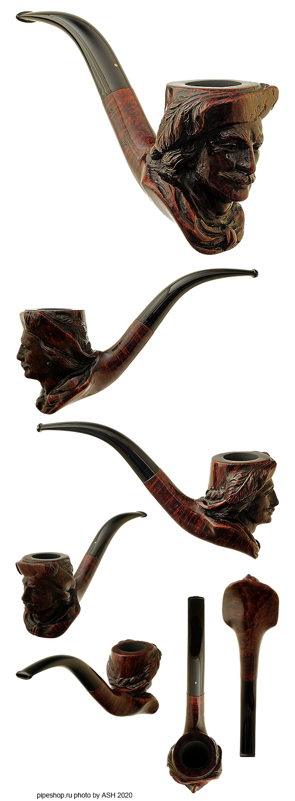   DUNHILL SMOOTH PATENT CARVED CAVALIER ESTATE (1937)