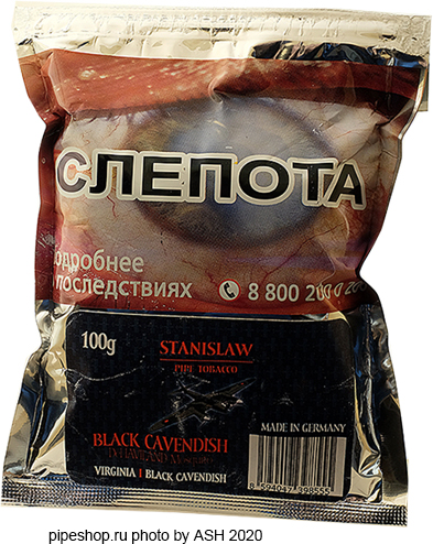   STANISLAW BLACK CAVENDISH,  Zip-Lock 100 g