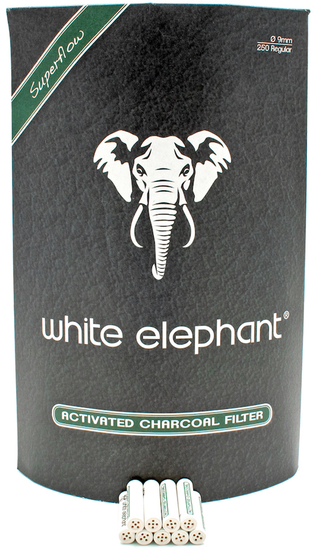   WHITE ELEPHANT ACTIVATED CHARCOAL FILTER 9 mm, 250 .