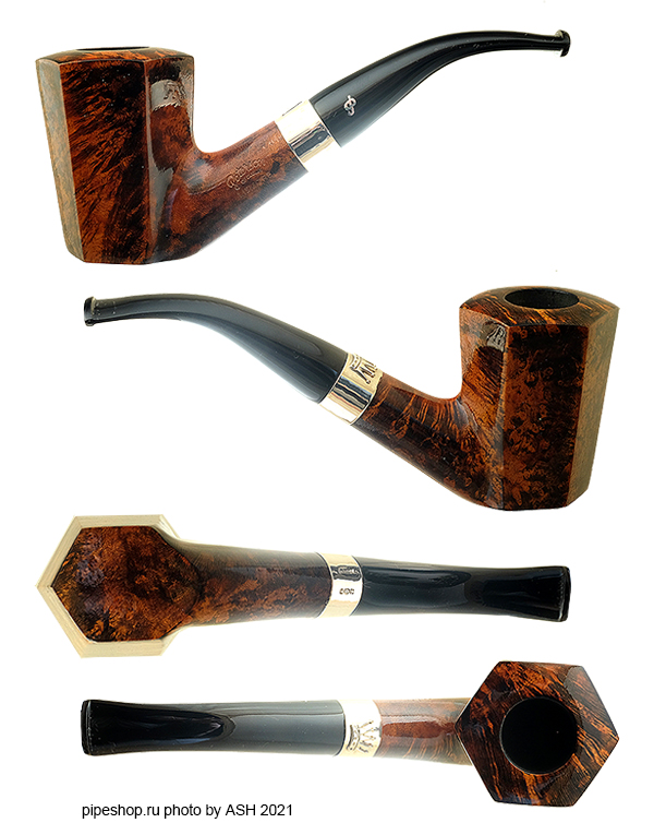   PETERSON LISMORE SMOOTH BENT PANELED DUBLIN WITH SILVER ESTATE NEW,  9 