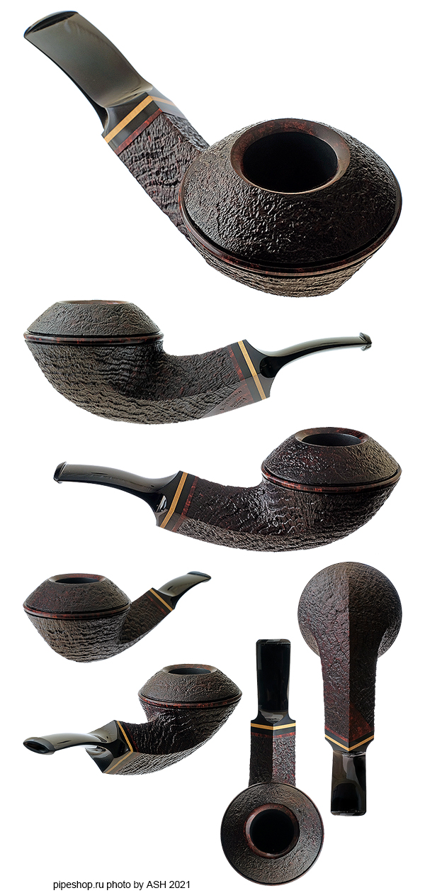   .  SANDBLAST BENT BULLDOG WITH BOXWOOD