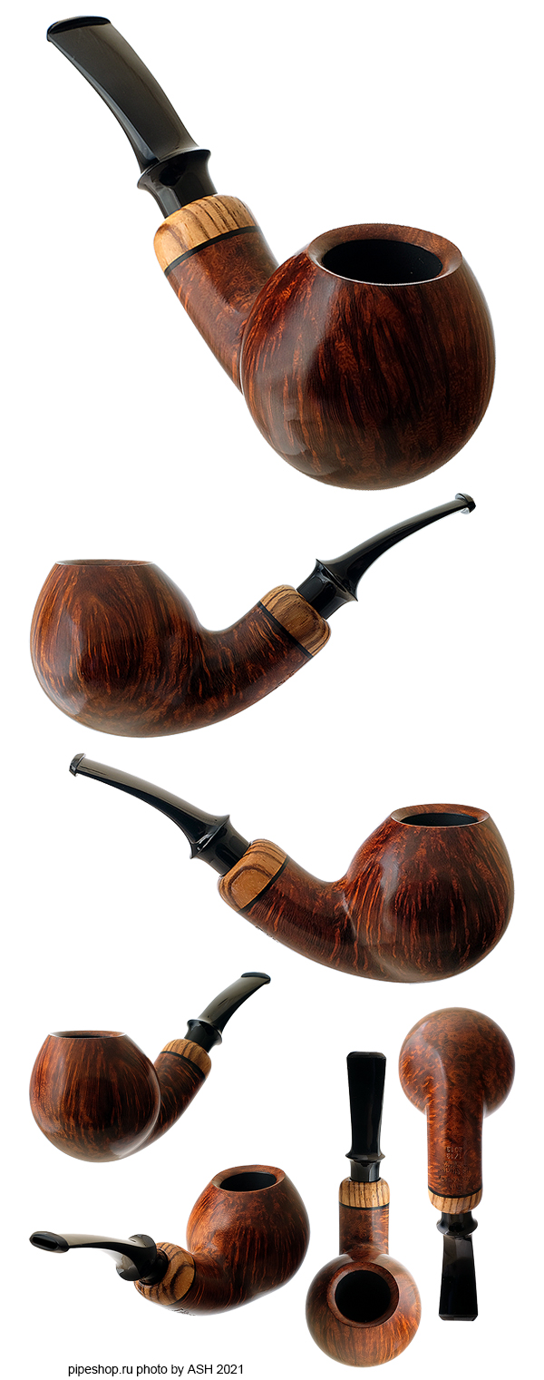   5th ANNIVERSARY PS Studio SMOOTH BENT APPLE WITH ZEBRANO 1/13 ESTATE NEW UNSMOKED (2013)
