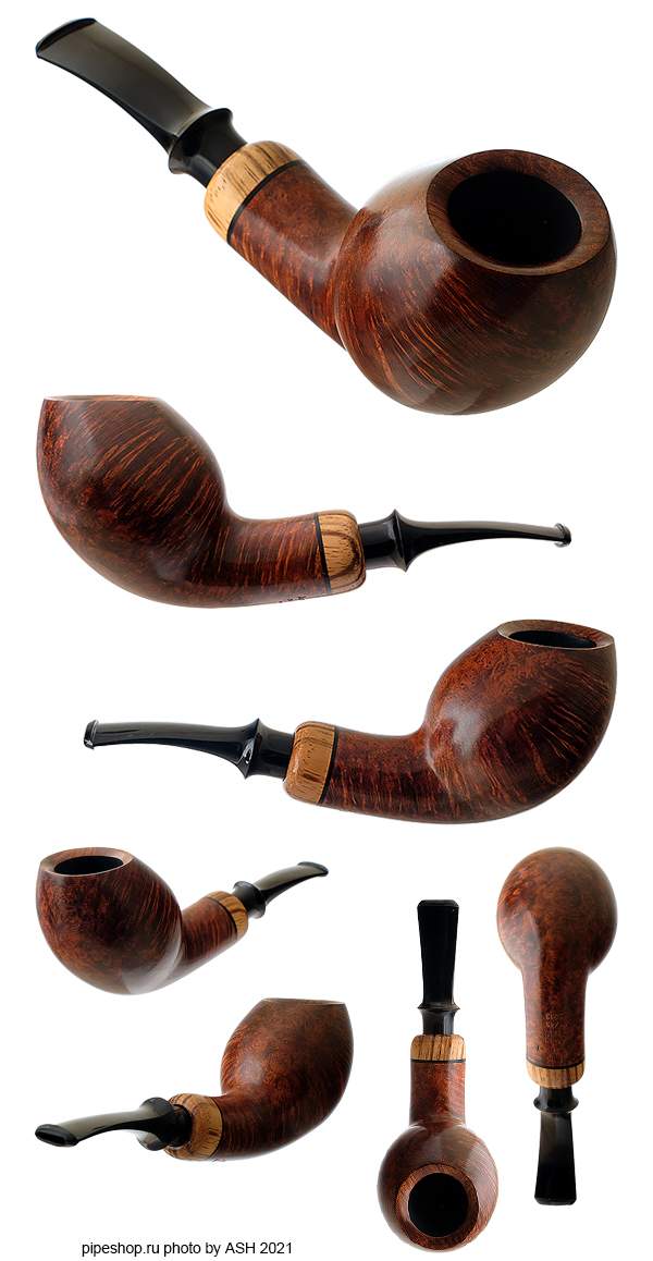   5th ANNIVERSARY PS Studio SMOOTH BENT EGG WITH ZEBRANO 1/13 ESTATE NEW UNSMOKED (2013)