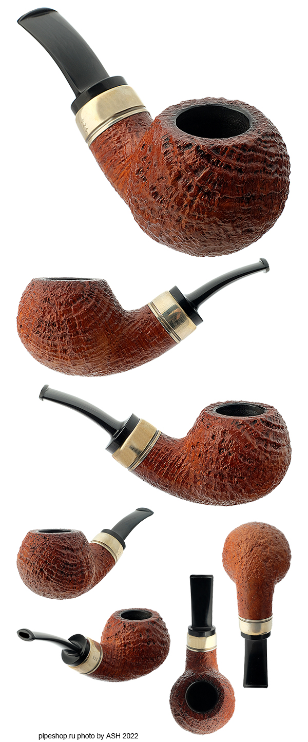   C. ASTERIOU TAN SANDBLAST BENT CHUBBY APPLE WITH SILVER 32/20 ESTATE