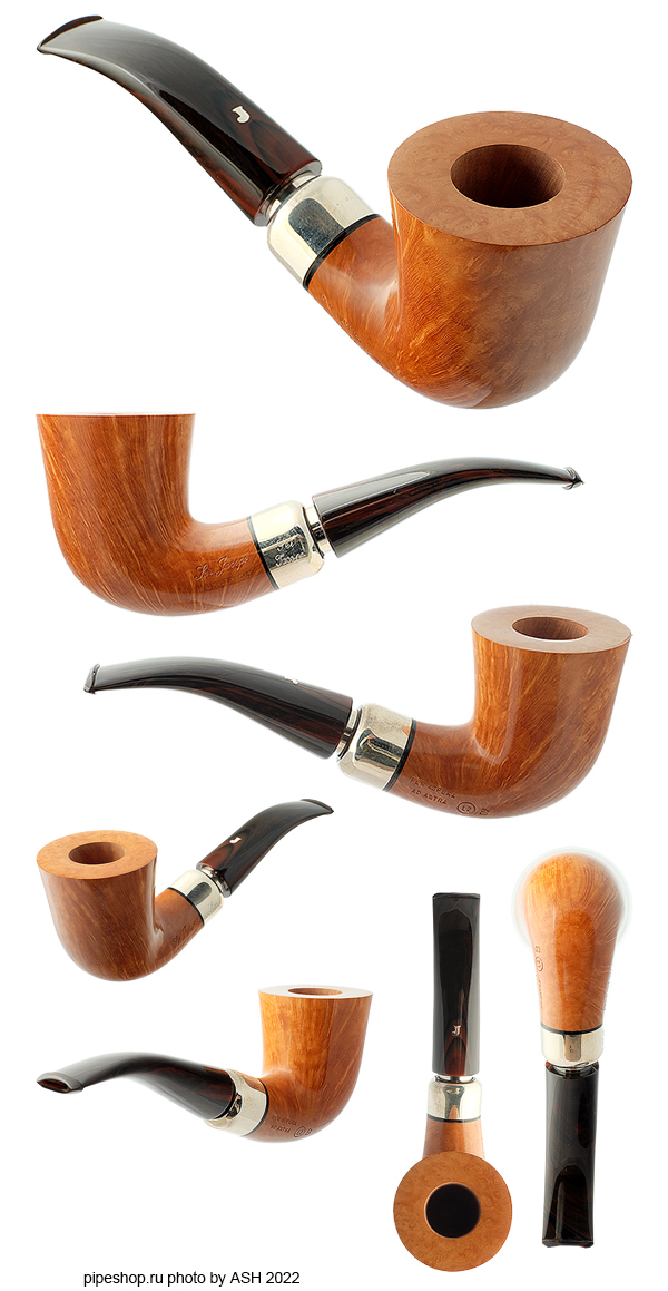  SER JACOPO L2 B SMOOTH BENT DUBLIN WITH SILVER,  9 