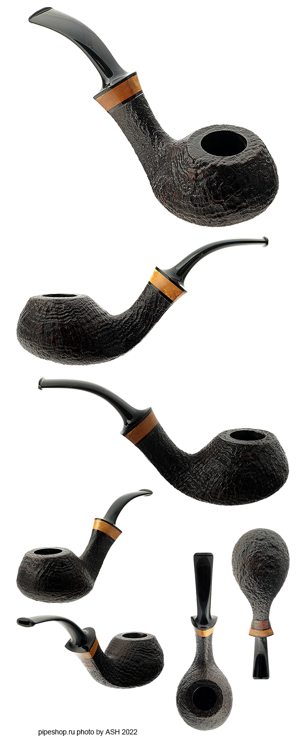   KENT RASMUSSEN SANDBLAST BENT POT WITH BIRCH ESTATE