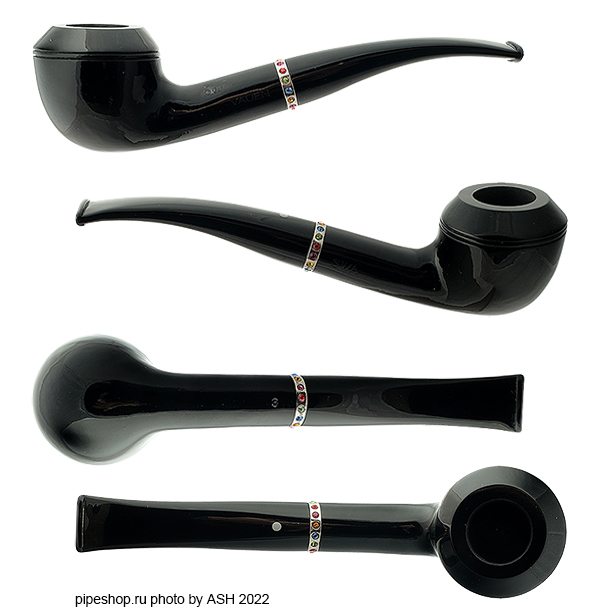   VAUEN SWA 3 BLACK SMOOTH BENT RHODESIAN ESTATE NEW UNSMOKED,  9 