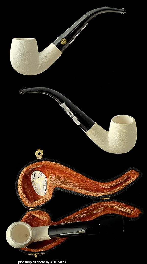   ALTINAY MEERSCHAUM RUSTIC BENT BILLIARD